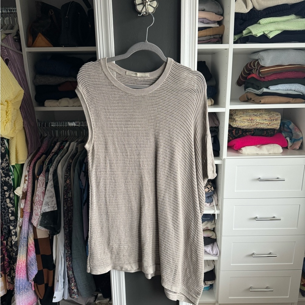 All Saints asymmetrical tunic top - size M